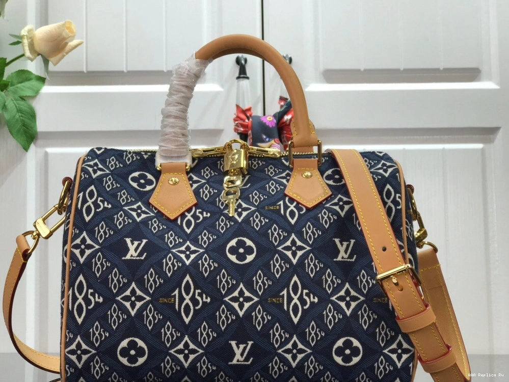 AAA Pruses Bags BANDOULIERE VUITTON 1854 SPEEDY 25 SINCE LOUIS 0726